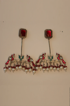 Chirping Charms Pearl With Pachi Kundan