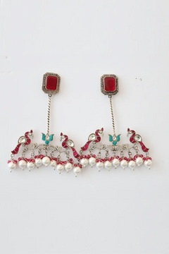 Chirping Charms Pearl With Pachi Kundan