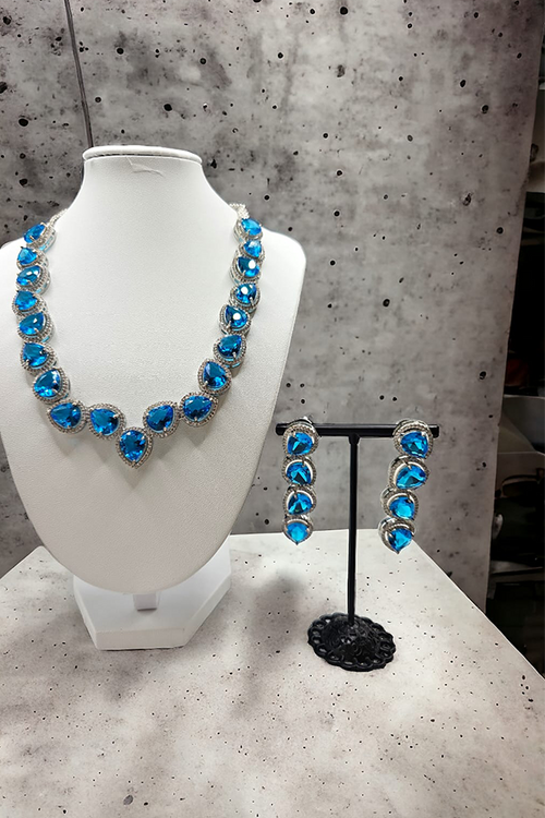 The Crystal Lab-Created Necklace Set_JV26