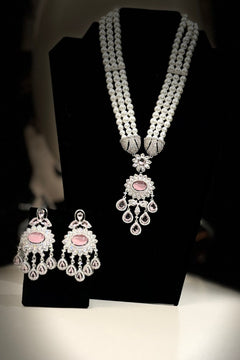 Lab-Created Gemstone and Pearl Statement Necklace Sets