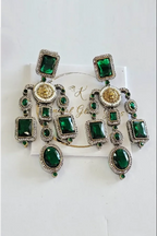 Emerald Danglers