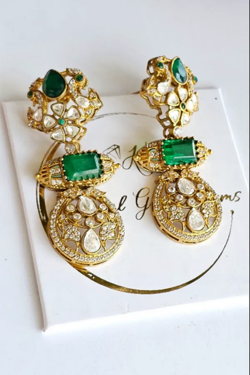 Jahan Shahi Haryali Earrings