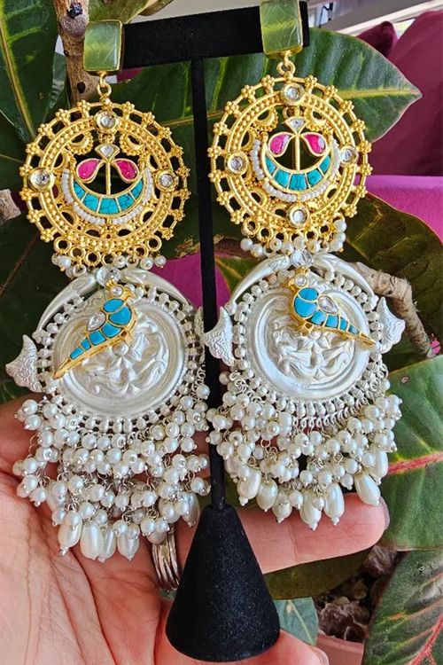 Mughal Peacock Earrings