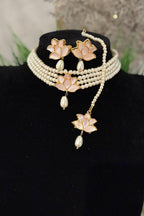 Lotus pearl necklace set_SV24