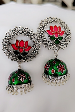 Lotus Multicolor Earring_SV8