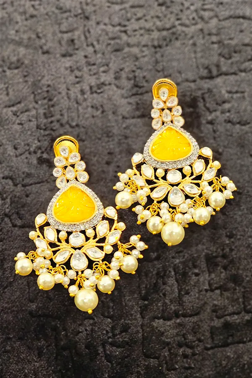 Desi Diva Droplets Pearl And Kundan